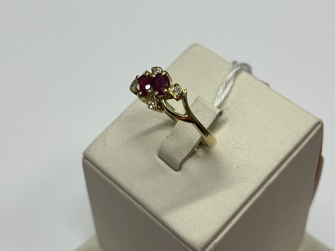 КОЛЬЦО БРИЛЛИАНТ Au 750