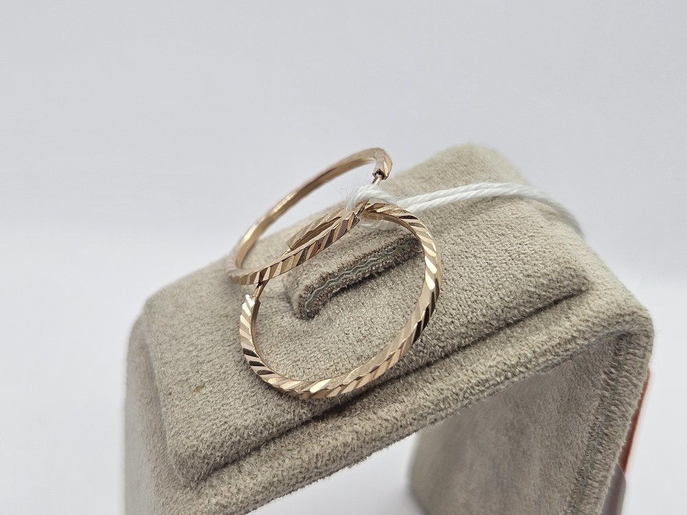 СКОН585 СЕРЬГИ КОНГО (Au 585)