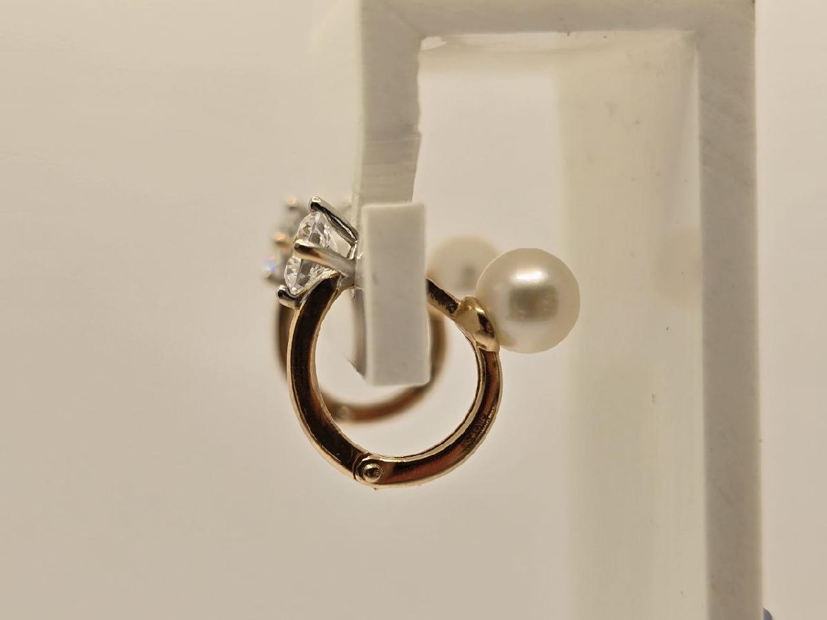 СКМИ585 СЕРЬГИ С КАМНЯМИ (Au 585)