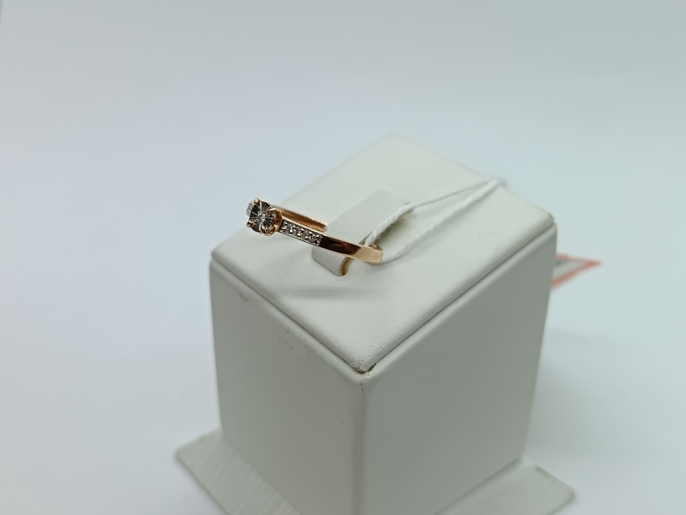 КОЛЬЦО БРИЛЛИАНТ Au 585