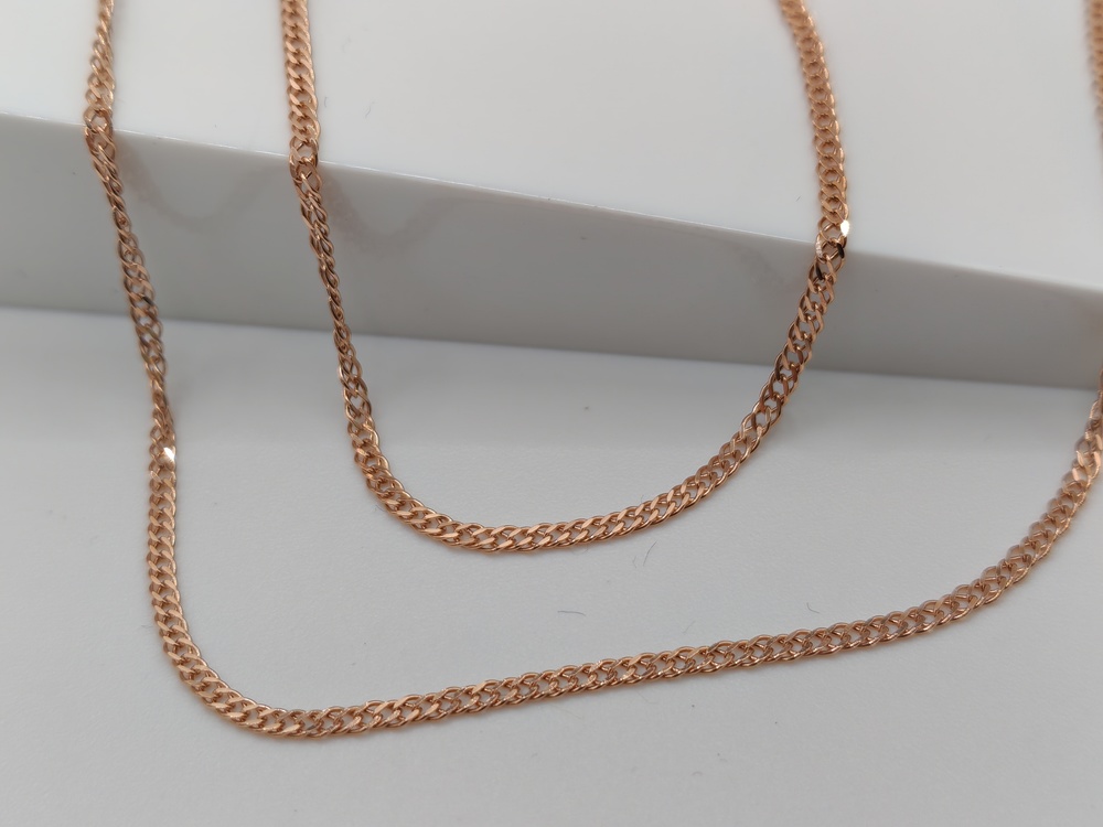 ЦЛР2585 ЦЕПЬ ПОЛНОВЕСНАЯ Ромб двойной (Au 585)