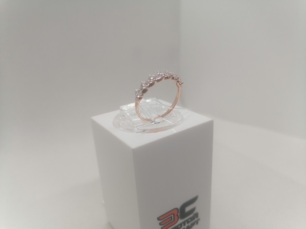 КОЛЬЦО С КАМНЯМИ (Au 585)