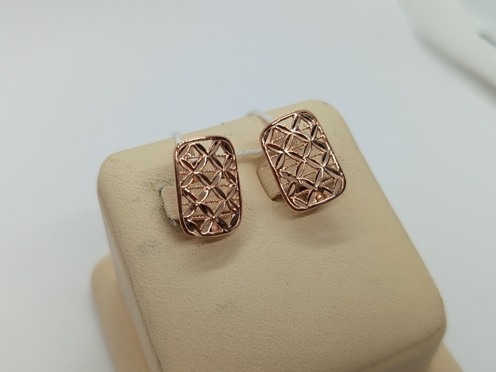 СЕРЬГИ БЕЗ КАМНЯ (Au 585)