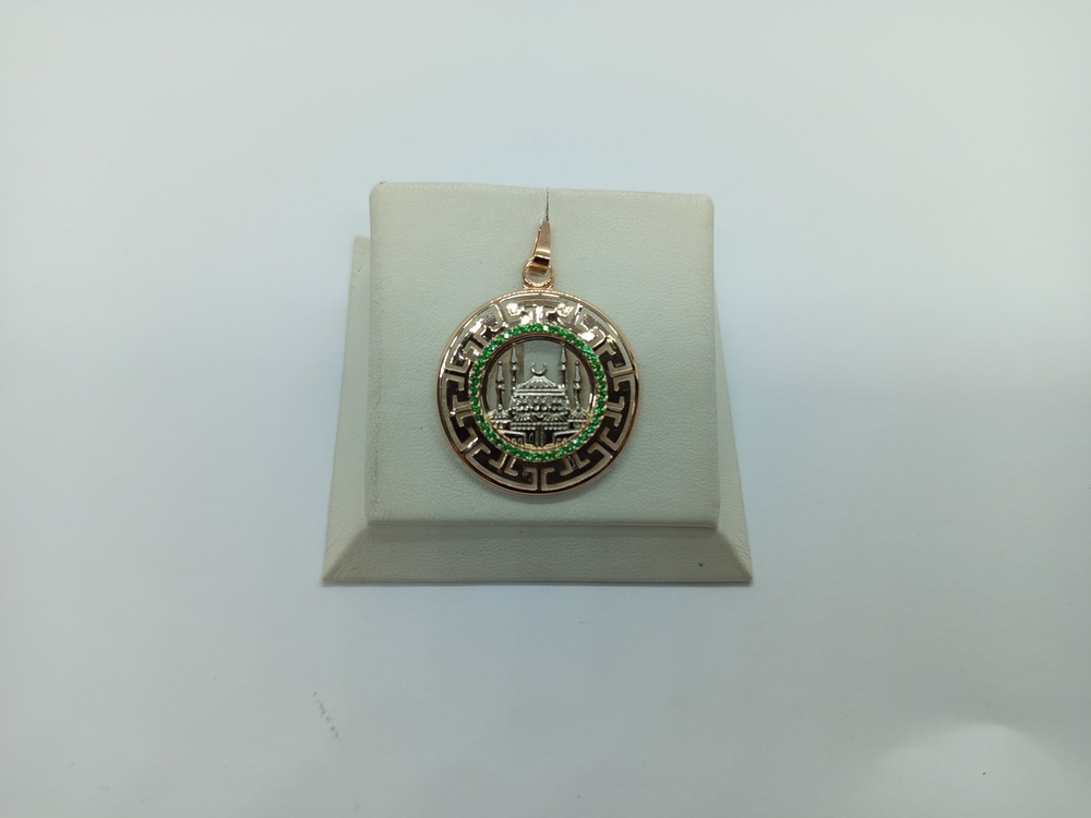 ПОДВЕСКА МЕЧЕТЬ с камнями (Au 585)