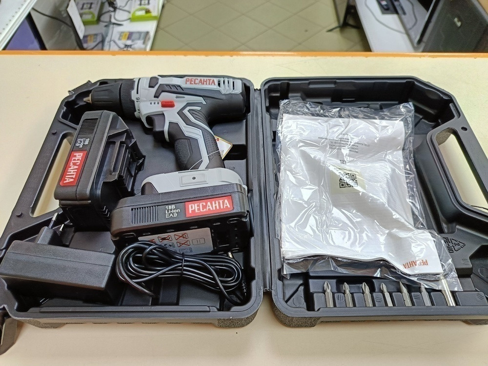 Шуруповерт Ресанта ДА-18-2ЛК