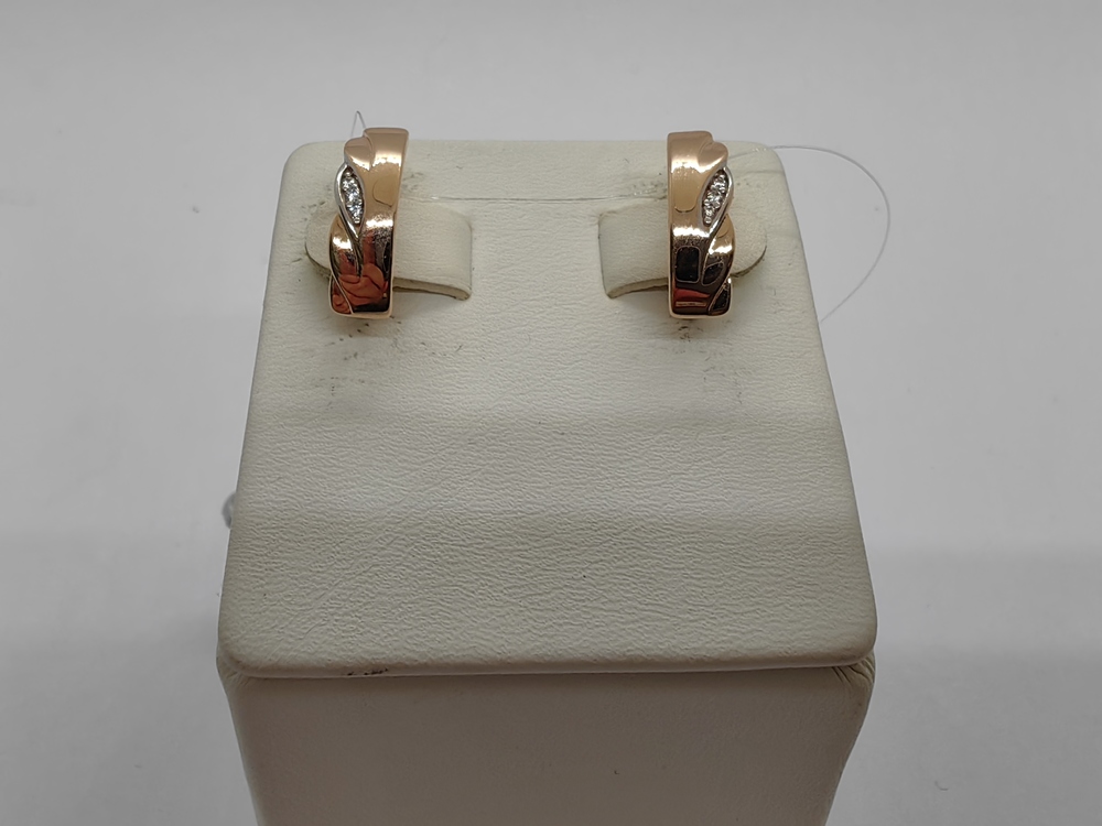 01-216788 СЕРЬГИ С КАМНЯМИ (Au 585)