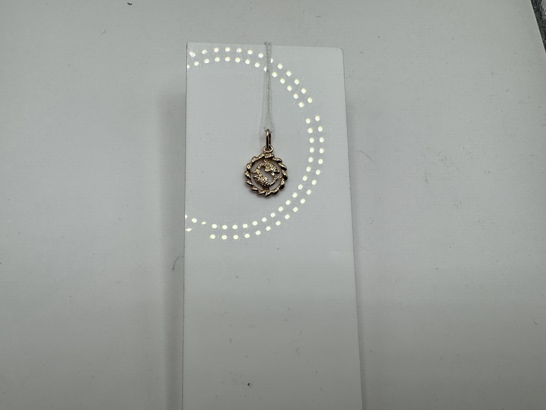 ПОДВЕСКА ЗНАК ЗОДИАКА РЫБЫ Au 585