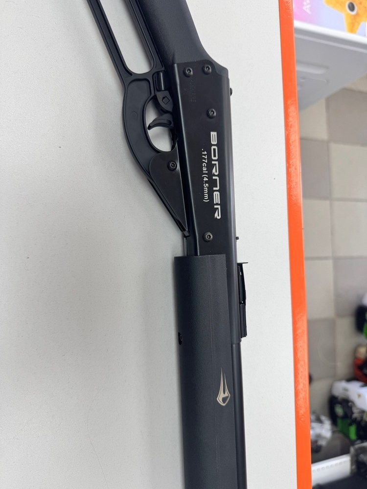 Пневматическая винтовка Borner Lever Action (скоба Генри, пластик, XSV0S01) кал. 4.5 мм, 3 Дж.