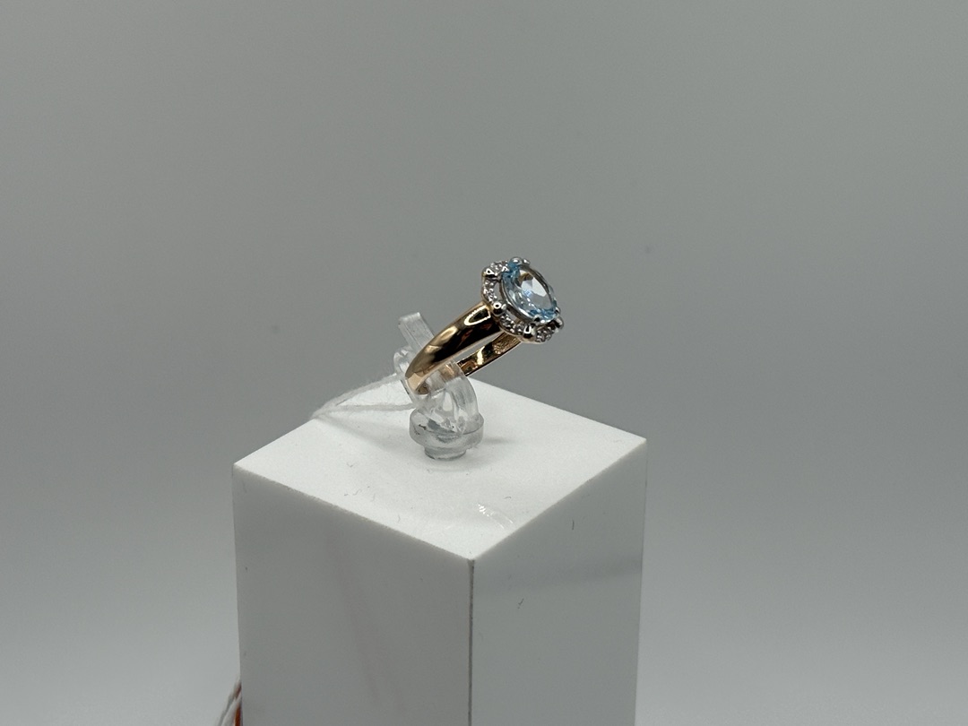 КОЛКМИ585 КОЛЬЦО С КАМНЯМИ (Au 585)