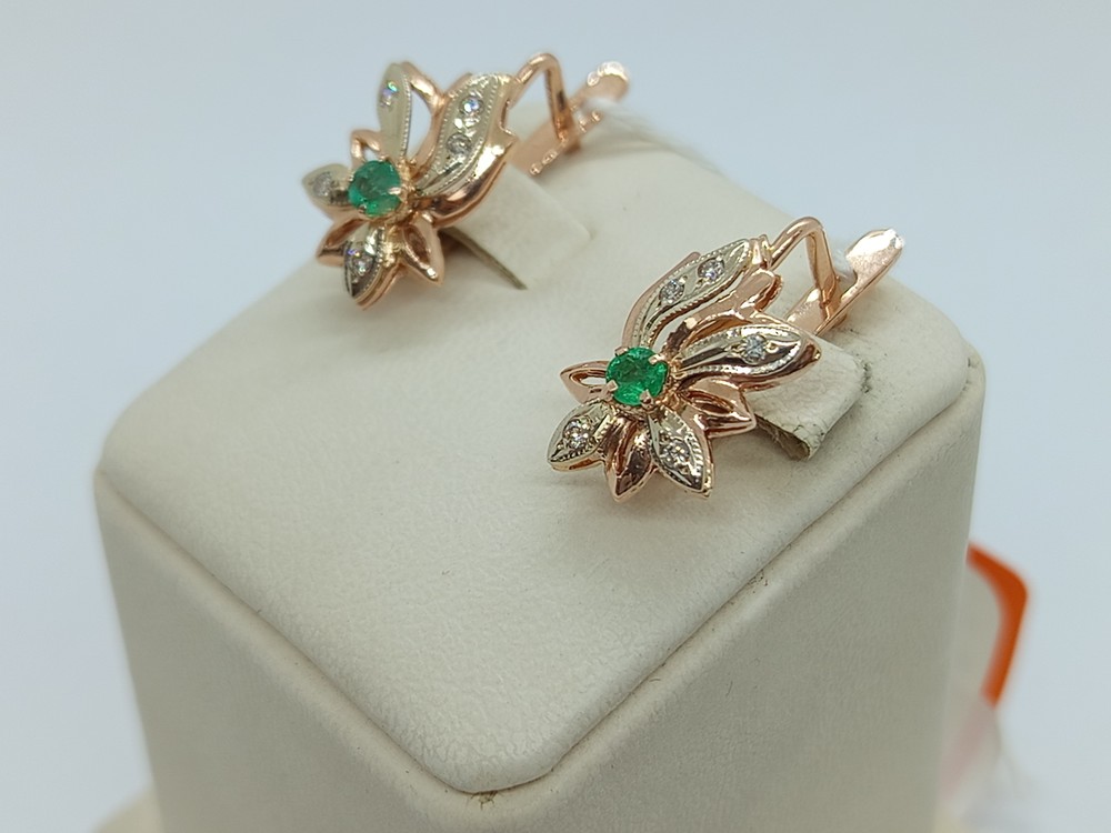 СЕРЬГИ БРИЛЛИАНТ (Au 585)