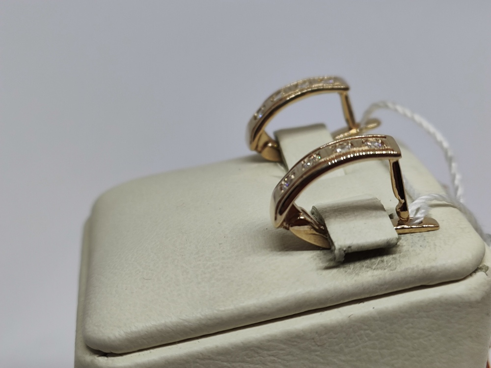 СЕРЬГИ С КАМНЯМИ (Au 585)