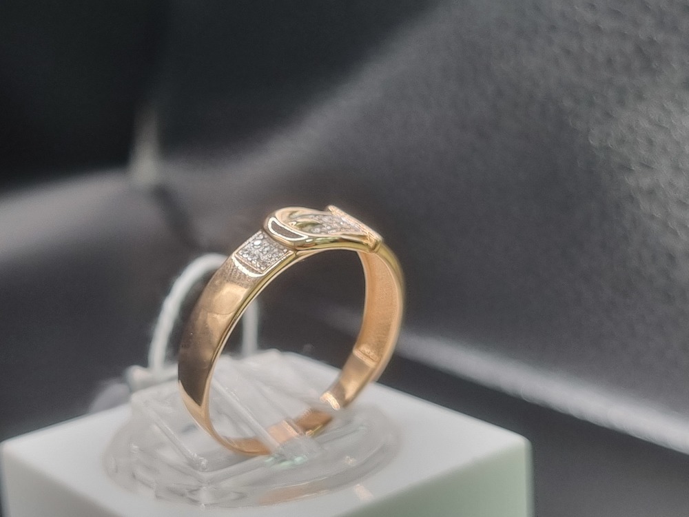 КОЛКМИ585 КОЛЬЦО С КАМНЯМИ (Au 585)