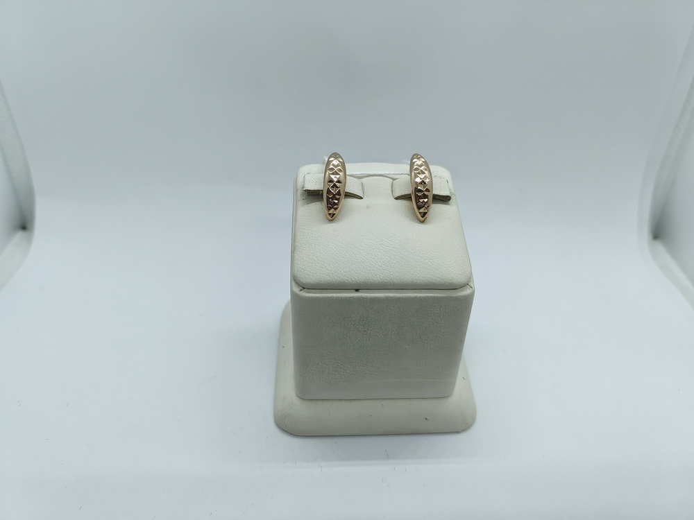 СЕРЬГИ БЕЗ КАМНЯ (Au 585)