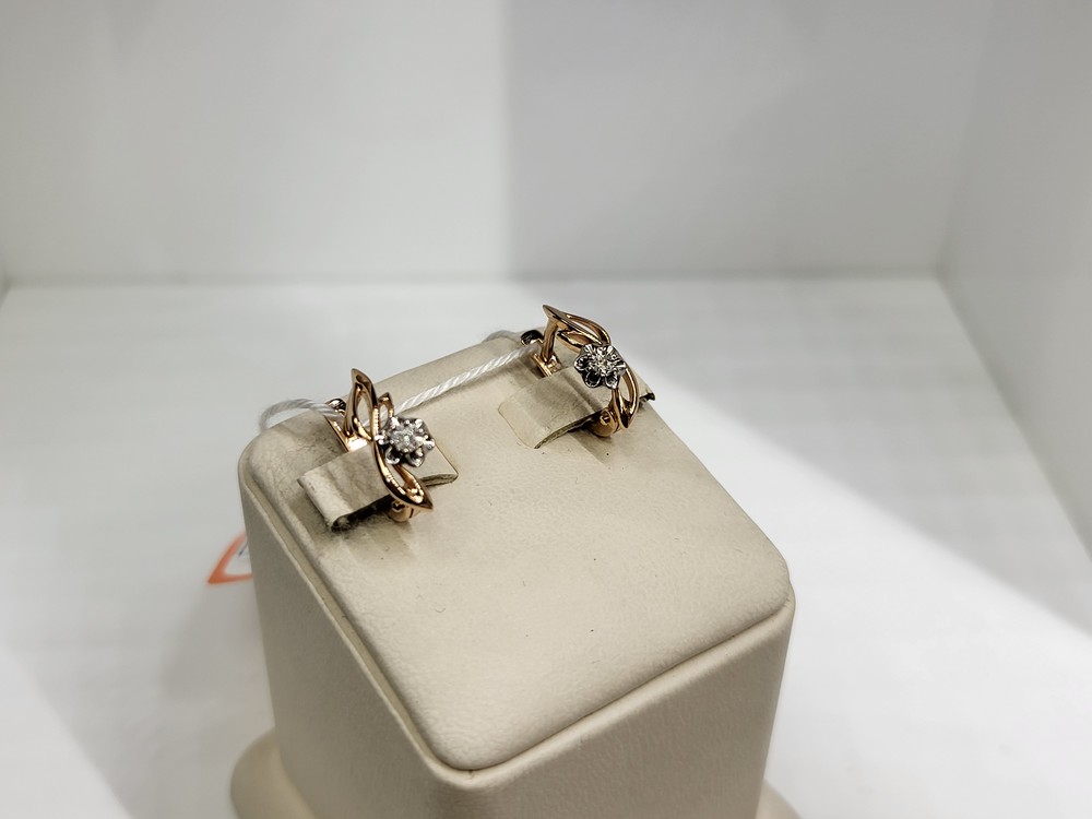 СЕРЬГИ БРИЛЛИАНТ (Au 585)