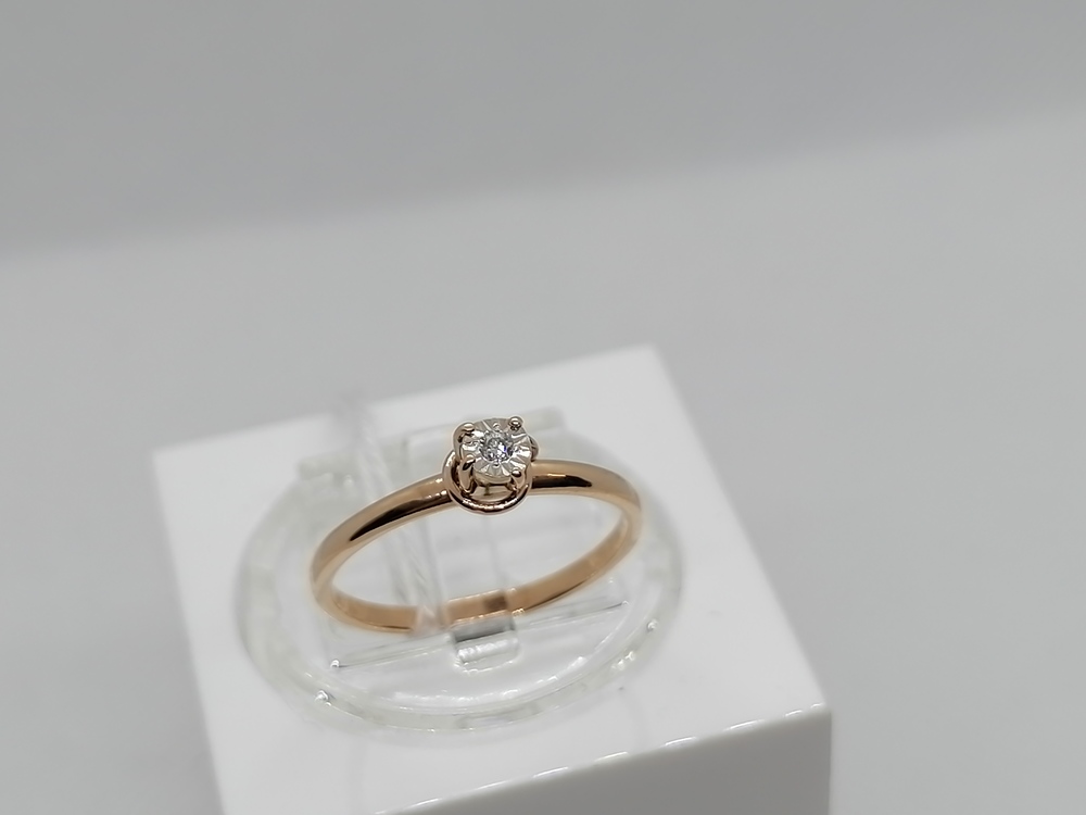 КОЛЬЦО БРИЛЛИАНТ Au 585