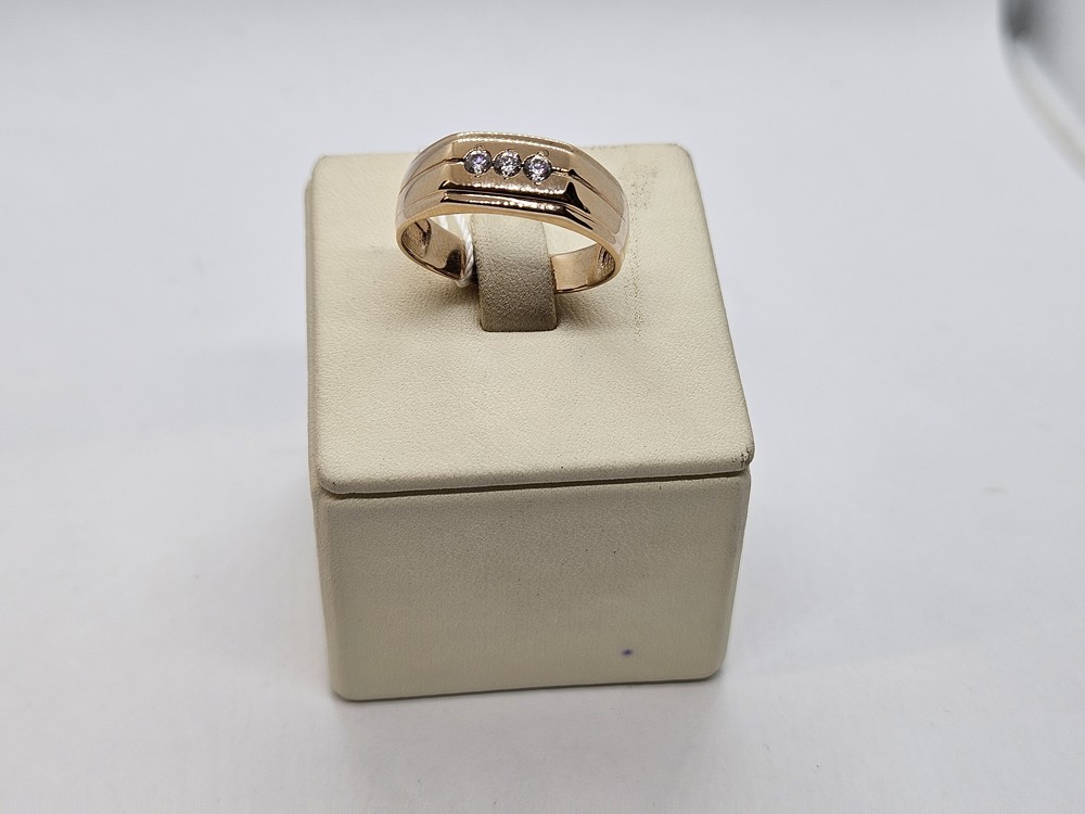 ПЕЧАТКА С КАМНЯМИ (Au 585)