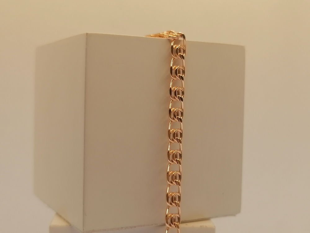 7060270П-16 БРАСЛЕТ ПУСТОТЕЛЫЙ Лав (Au 585)