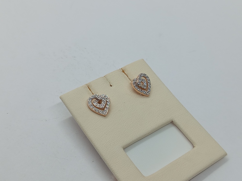 СПУС585 СЕРЬГИ ПУСЕТЫ (Au 585)