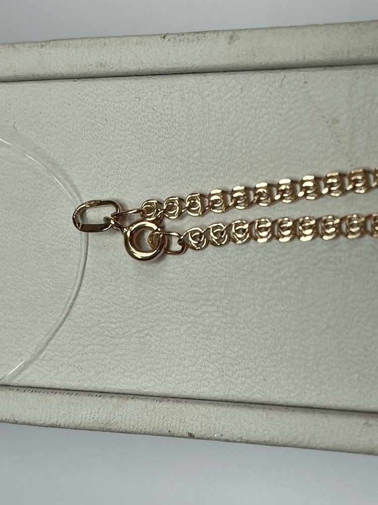 ЦЕПЬ ПУСТОТЕЛАЯ Лав (Au 585)