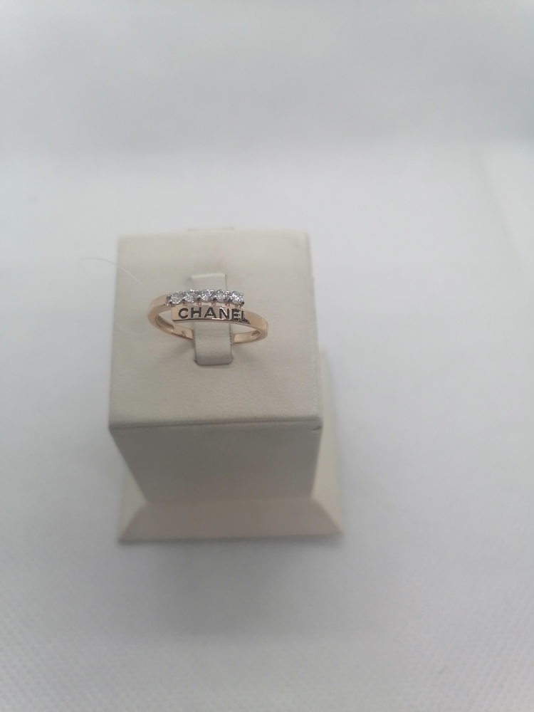 КОЛЬЦО С КАМНЯМИ (Au 585)