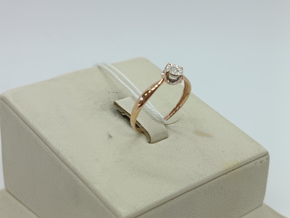 КОЛЬЦО БРИЛЛИАНТ Au 585