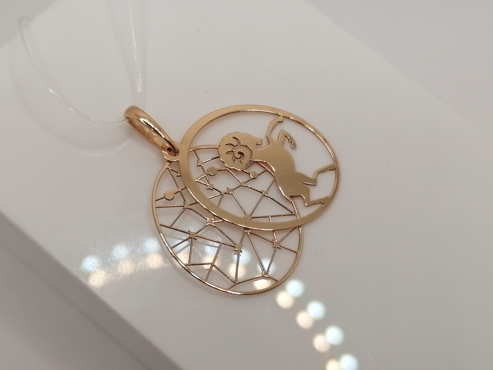 ПОДВЕСКА ЗНАК ЗОДИАКА без камня (Au 585)