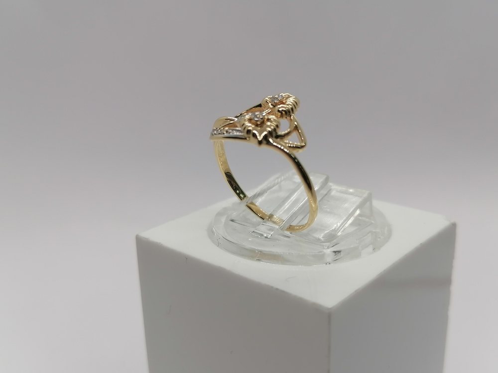 КОЛКМИ585 КОЛЬЦО С КАМНЯМИ (Au 585)