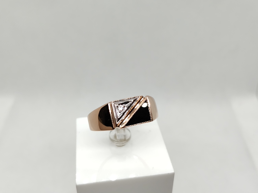 ПЕЧАТКА С КАМНЯМИ (Au 585)