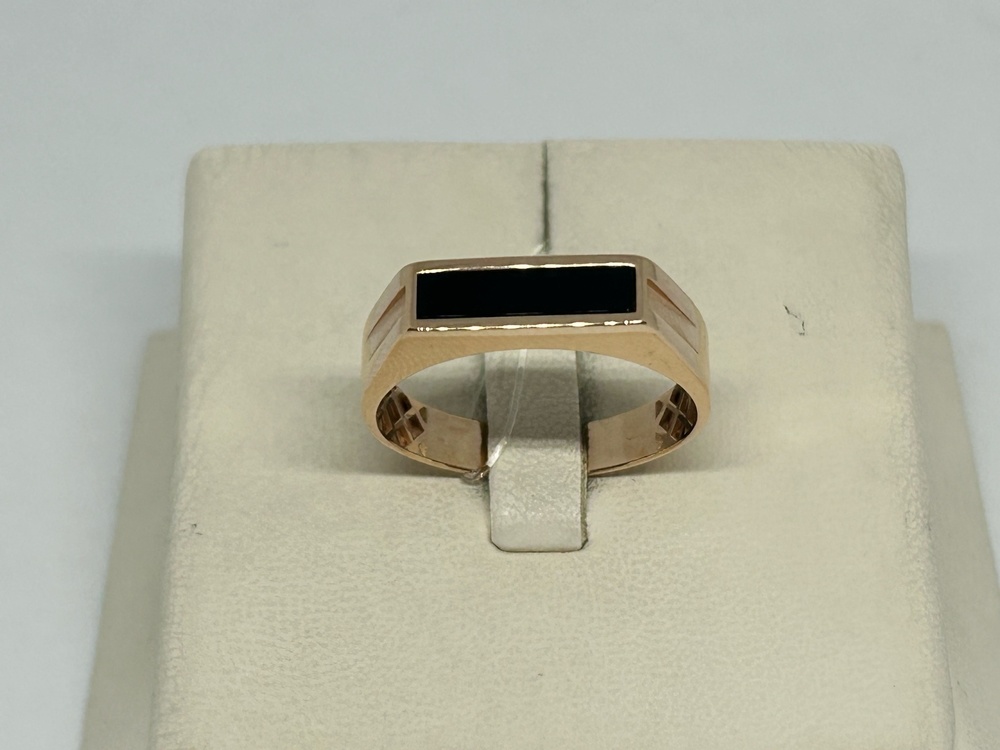 КОЛЬЦО ПЕЧАТКА с камнем (Au 585)