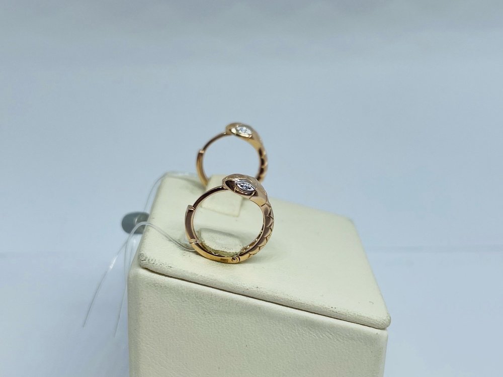 СЕРЬГИ С КАМНЯМИ (Au 585)