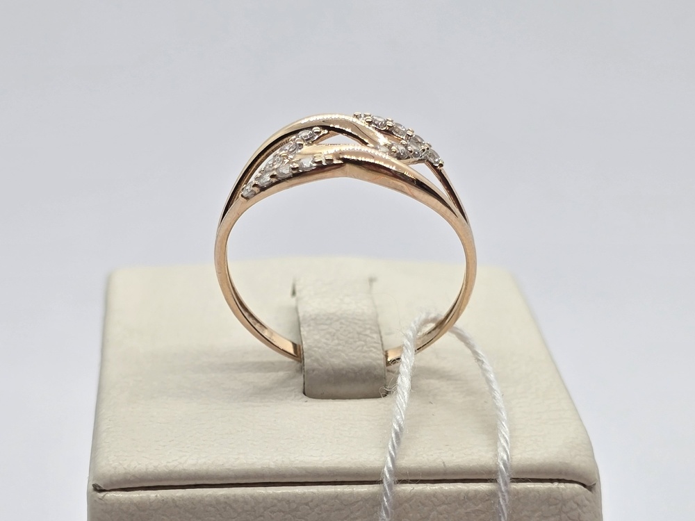 КОЛКМИ585 КОЛЬЦО С КАМНЯМИ (Au 585)