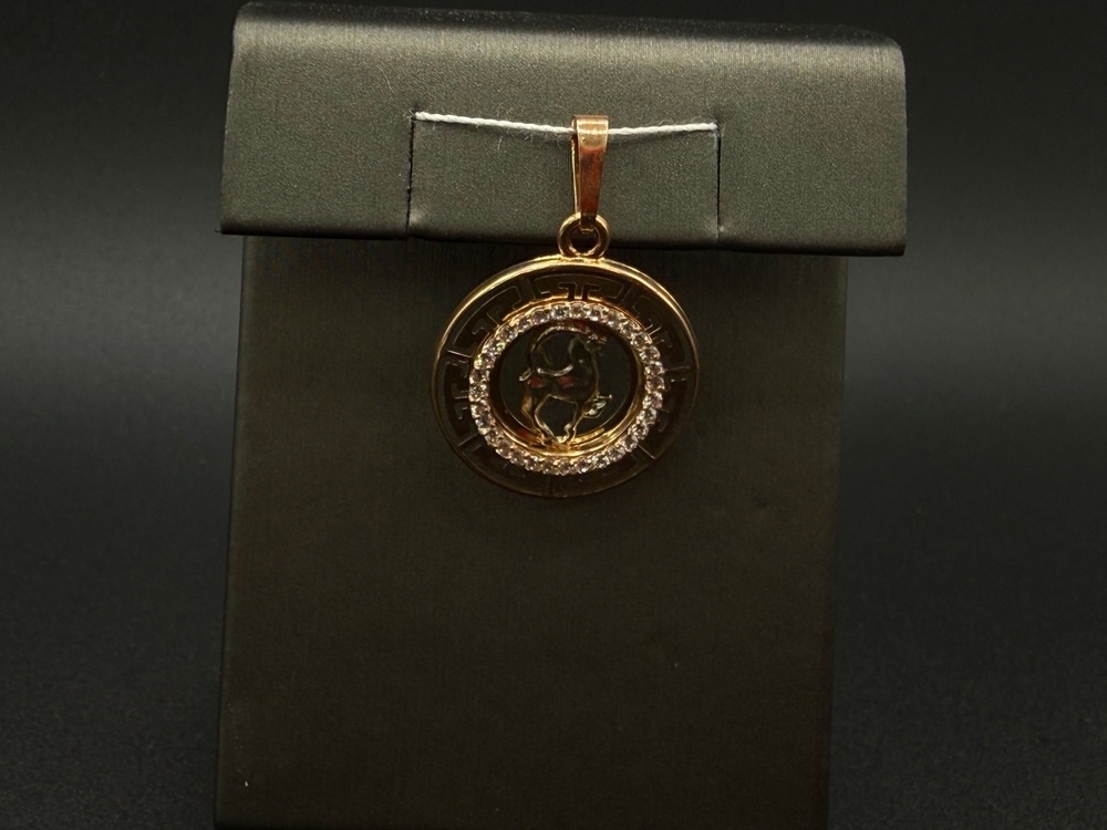 КрСВП/коз/Ф ПОДВЕСКА ЗНАК ЗОДИАКА КОЗЕРОГ (Au 585)