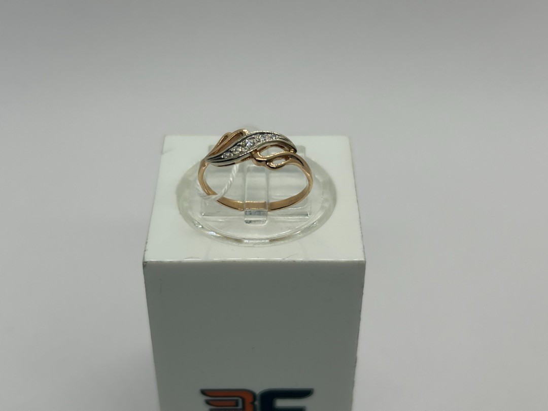 КОЛКМИ585 КОЛЬЦО С КАМНЯМИ (Au 585)
