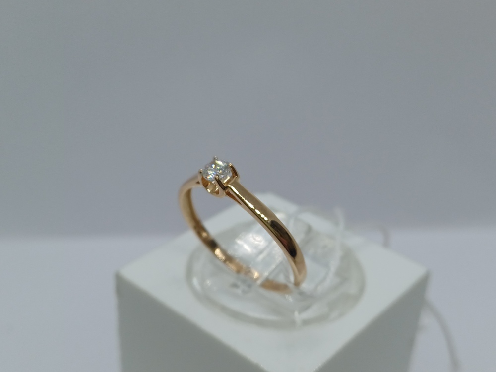 КОЛЬЦО С КАМНЕМ (Au 585)