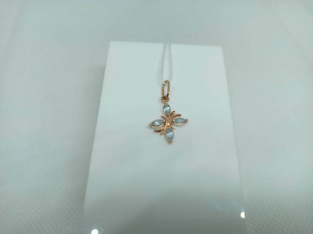 ПОДКМИ585 ПОДВЕСКА С КАМНЯМИ (Au 585)
