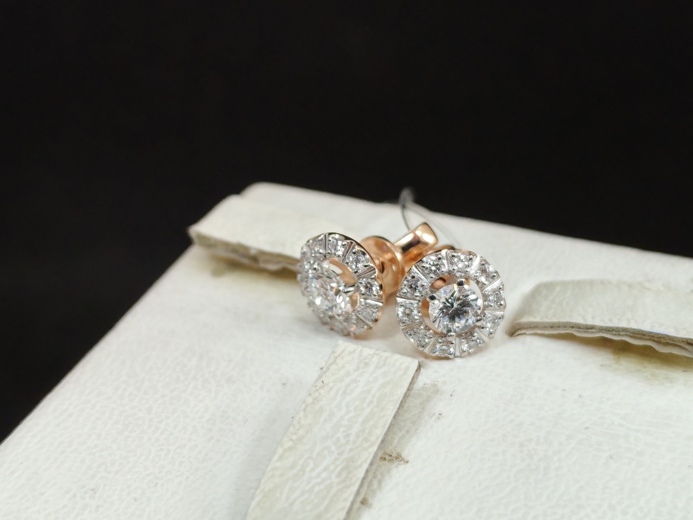 СЕРЬГИ БРИЛЛИАНТ (Au 585)