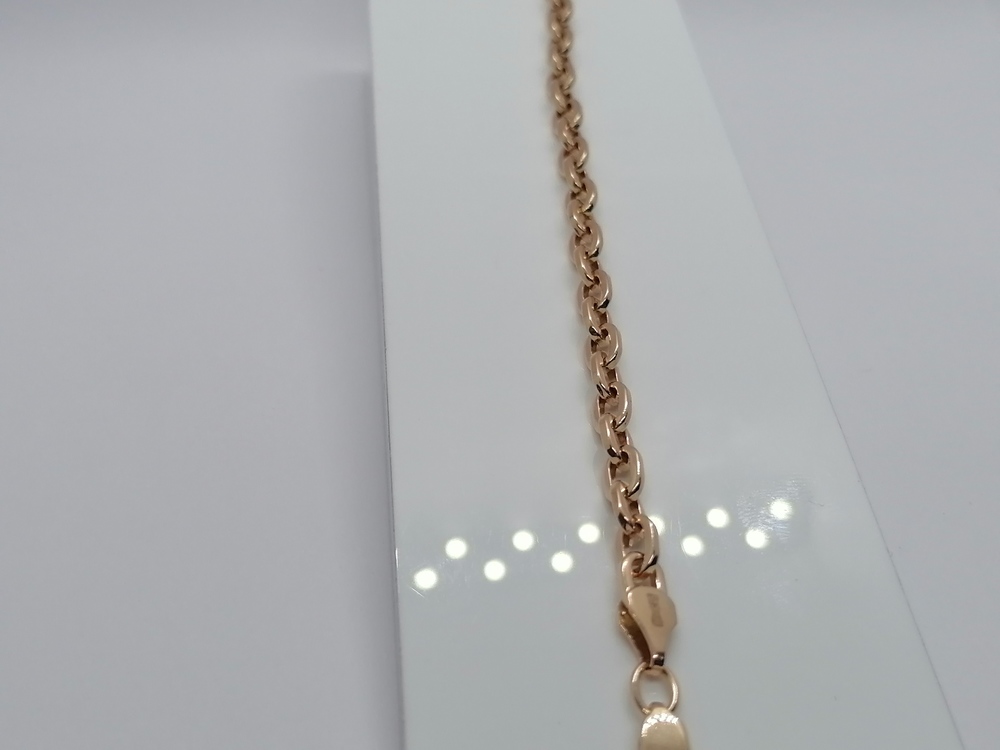 БРАСЛЕТ ПУСТОТЕЛЫЙ Якорное (Au 585)