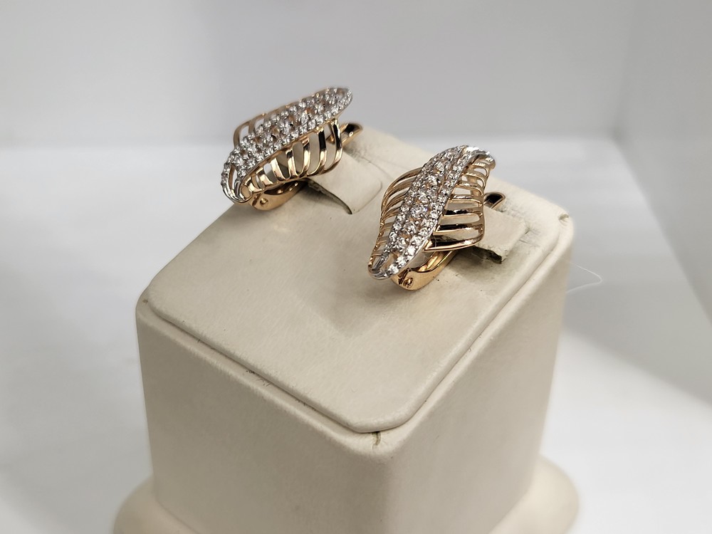 СЕРЬГИ С КАМНЯМИ (Au 585)