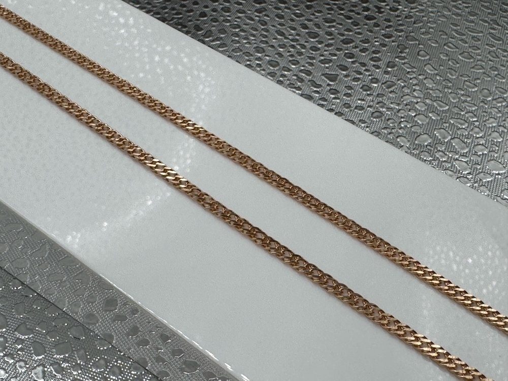 ЦЕПЬ ПОЛНОВЕСНАЯ Ромб двойной (Au 585)