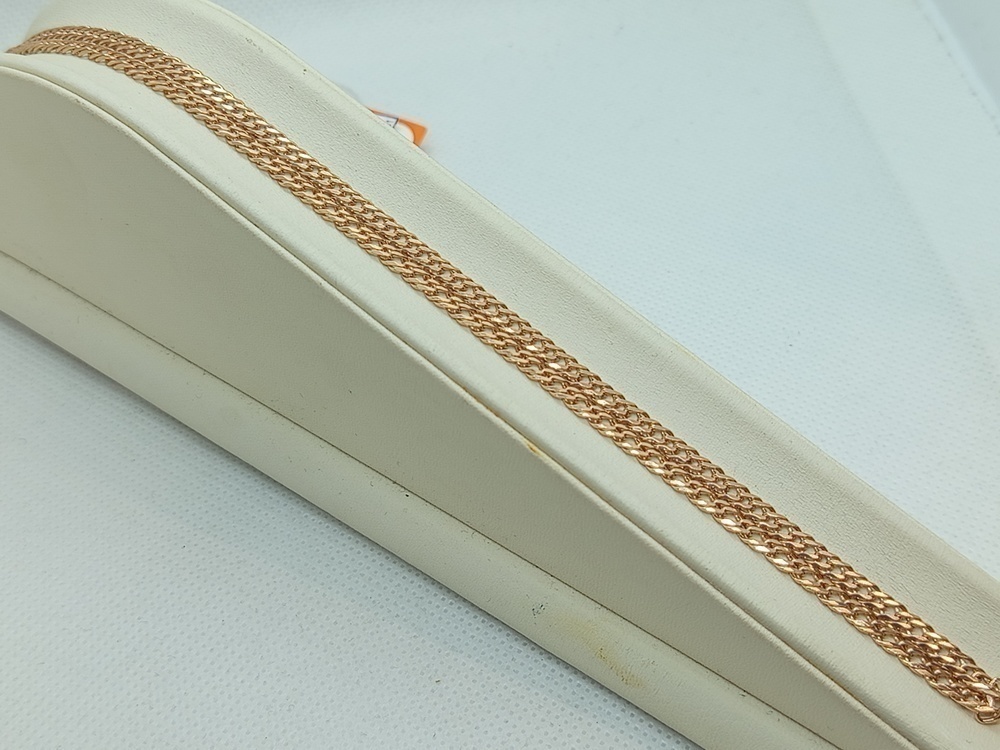 ЦЛР2585 ЦЕПЬ ПОЛНОВЕСНАЯ Ромб двойной (Au 585)