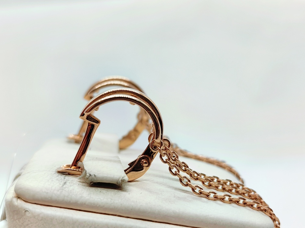 01-208583 СЕРЬГИ БЕЗ КАМНЯ (Au 585)