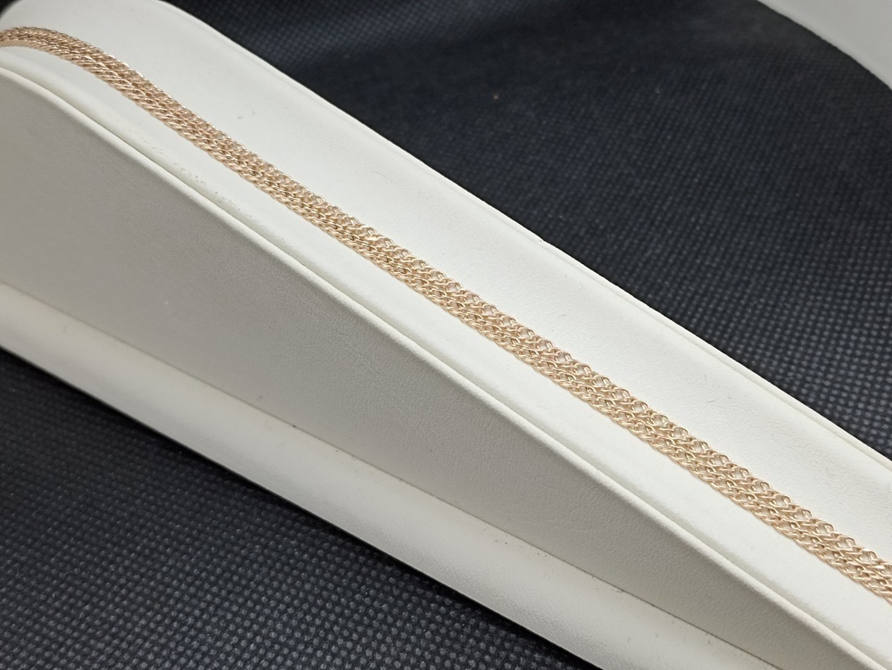 НЦ 12-076ПГ ЦЕПЬ ПУСТОТЕЛАЯ Ромб двойной (Au 585)