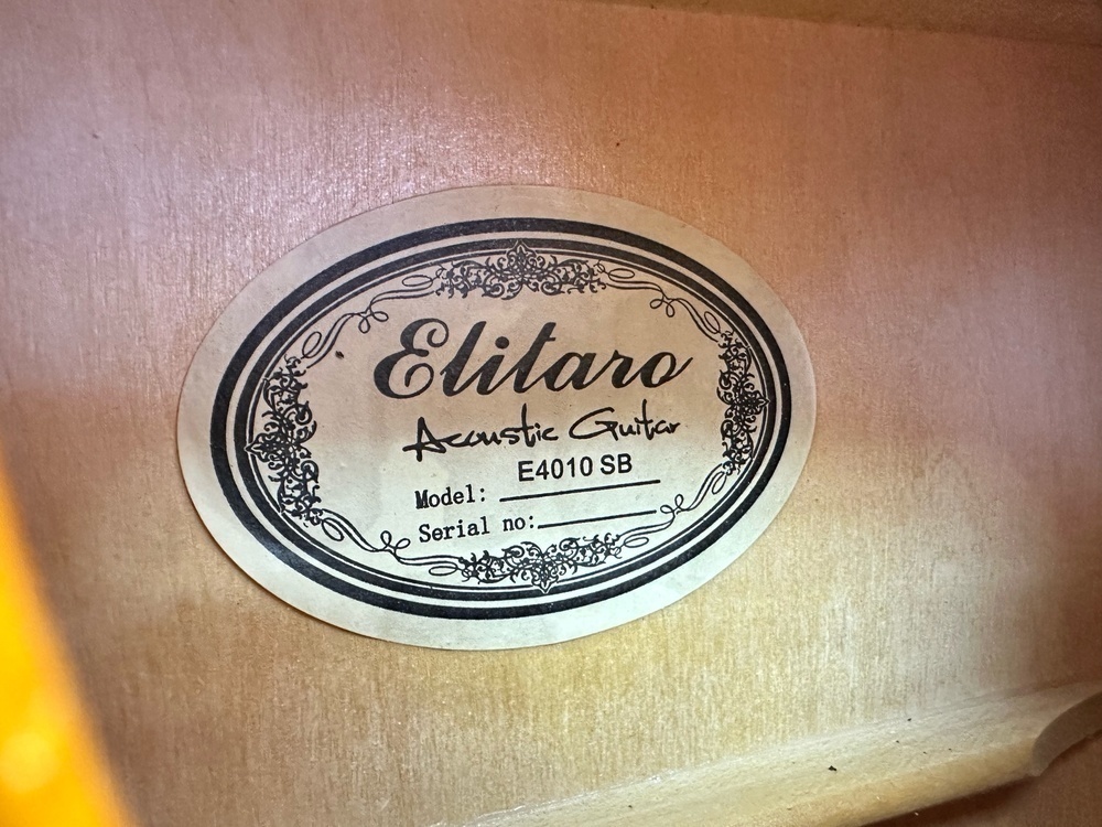 Гитара акустическая Elitaro E4010 SB