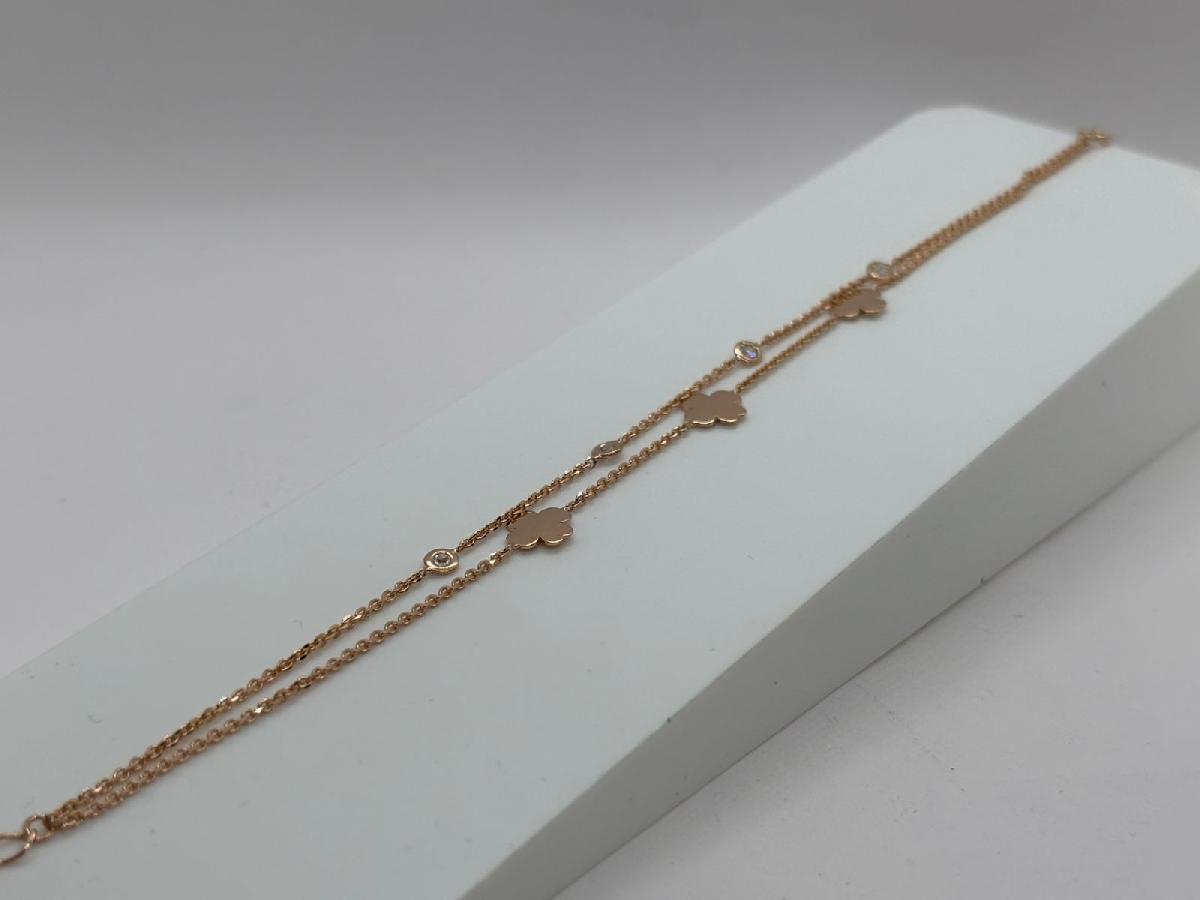 БРАСЛЕТ ФАНТАЗИЯ с камнями (Au 585)