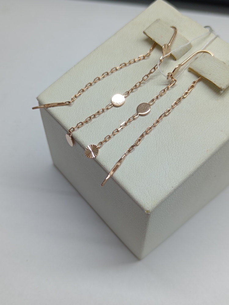 СПРО585 СЕРЬГИ ПРОДЕВКИ (Au 585)