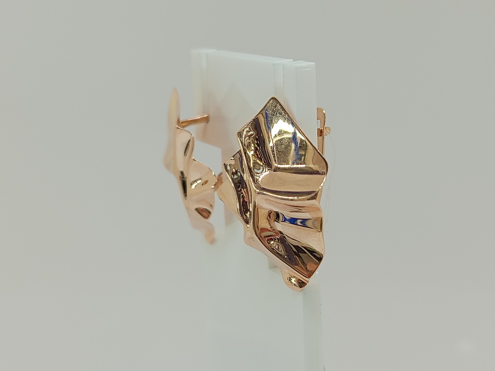 СЕРЬГИ БЕЗ КАМНЯ (Au 585)