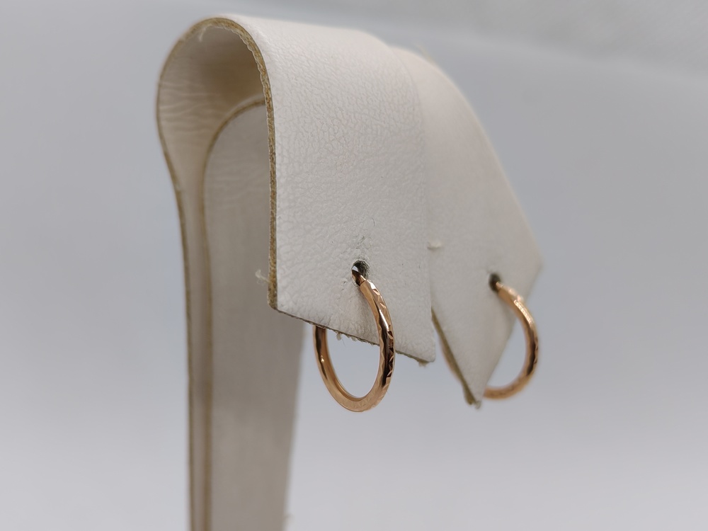 СКОН585 СЕРЬГИ КОНГО (Au 585)