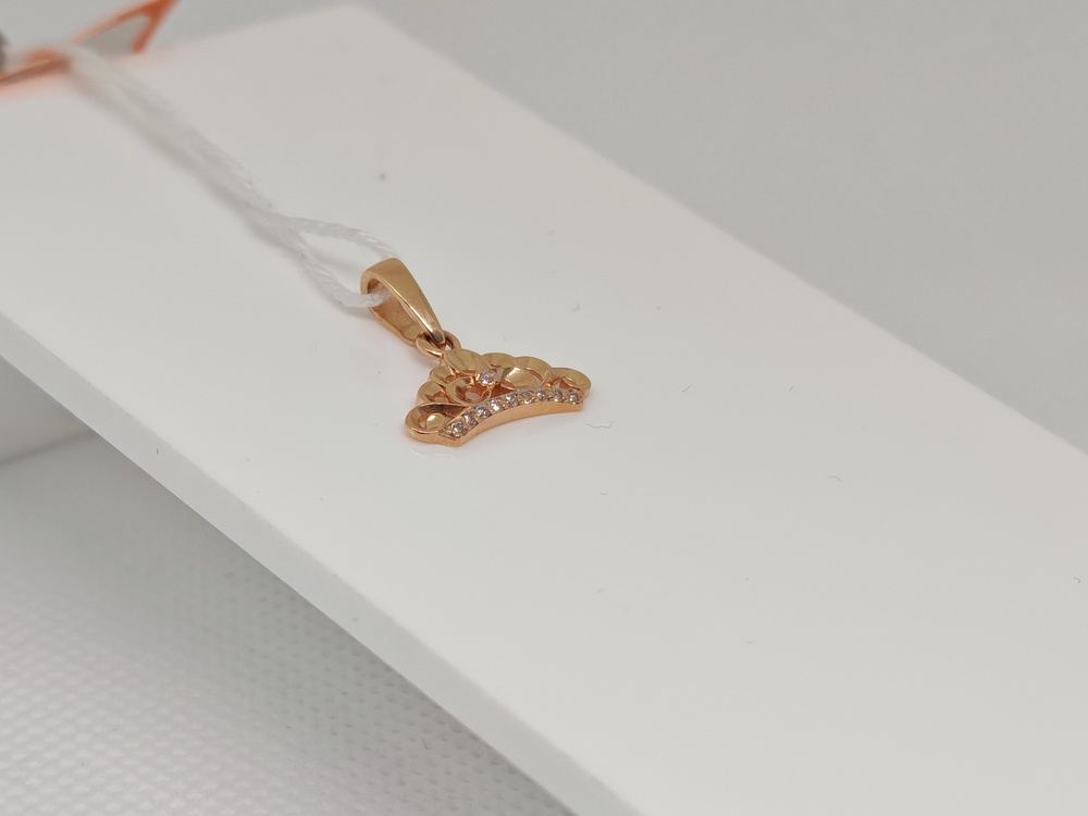 ПОДКМИ585 ПОДВЕСКА С КАМНЯМИ (Au 585)