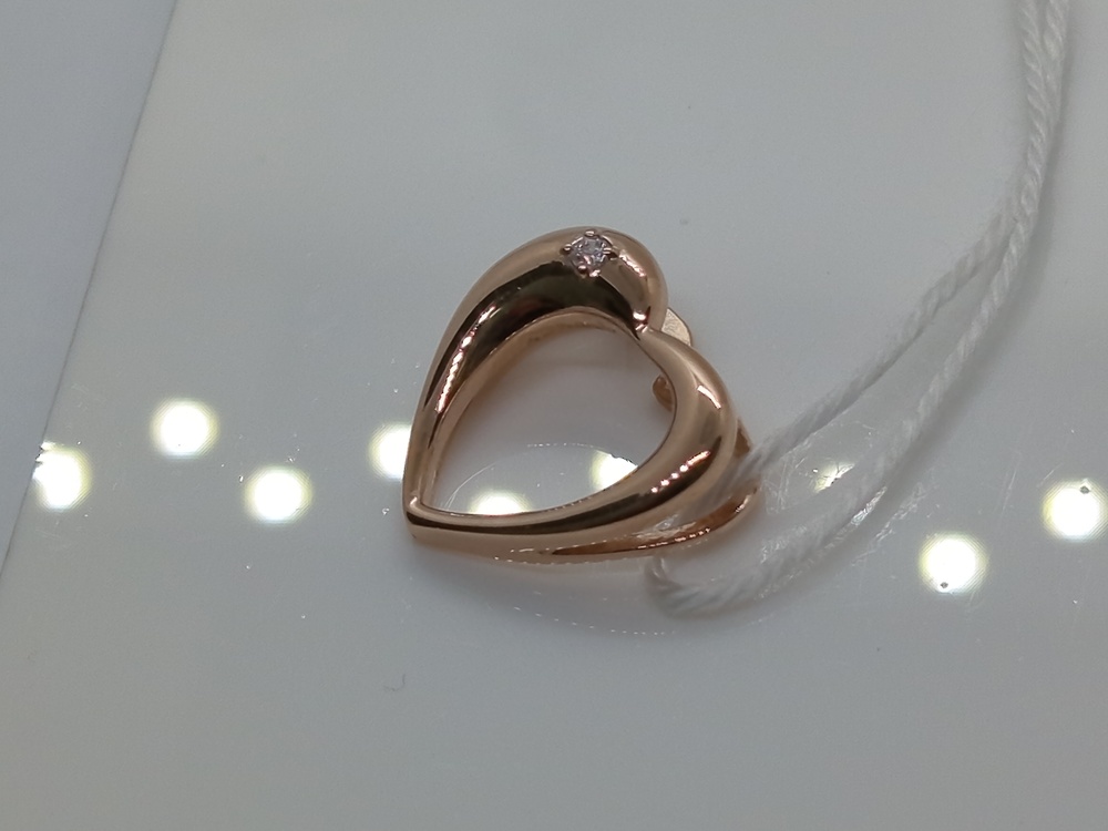 ПОДКМ585 ПОДВЕСКА С КАМНЕМ (Au 585)