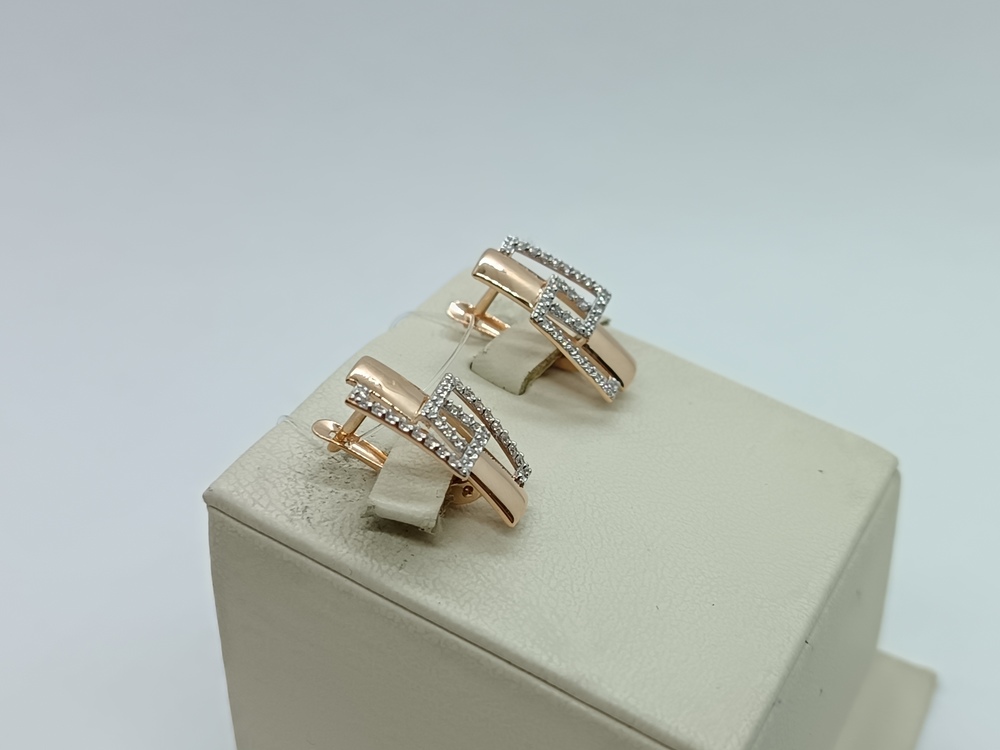 СЕРЬГИ БЕЗ КАМНЯ (Au 585)